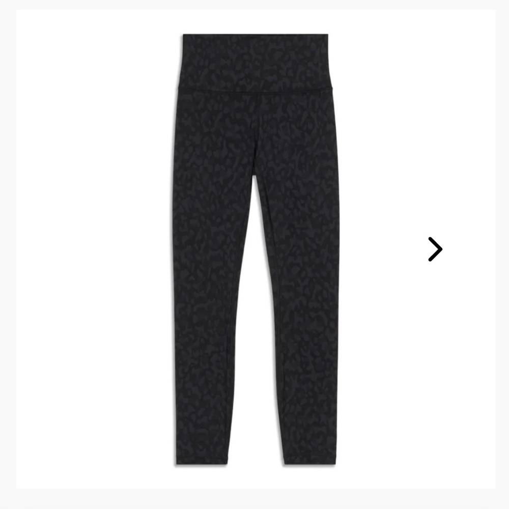 lululemon Align™ High-Rise Pant-Leopard Camo Deep Coal Multi size 4